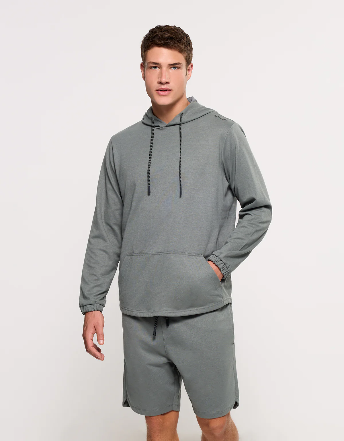 Sudadera con Capucha Caqui - Sagle 2