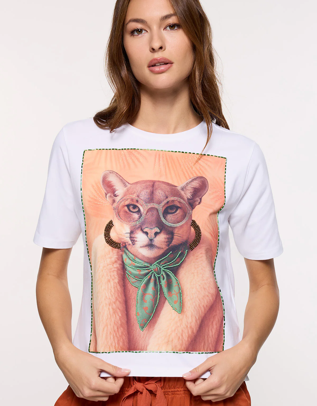 Camiseta Manga Corta Blanco - Tigralax 0